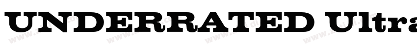 UNDERRATED Ultra Bol字体转换